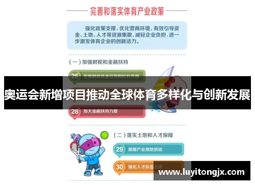 奥运会新增项目推动全球体育多样化与创新发展